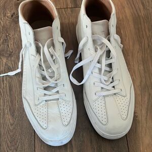 BYLT Basics White Sneakers Minimalist High-Top Design